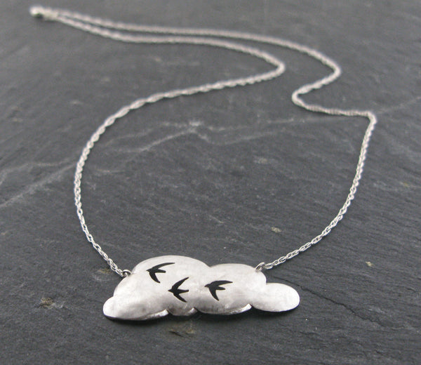 Swifts in the clouds necklace