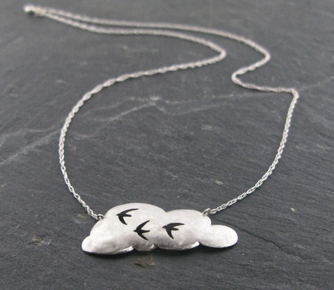 Swifts in the clouds necklace