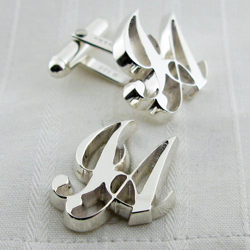 Bespoke initial cufflinks for Kirsty Grogan (50% Balance payment)