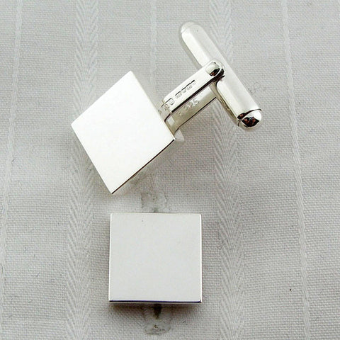 chunky sterling silver cufflinks