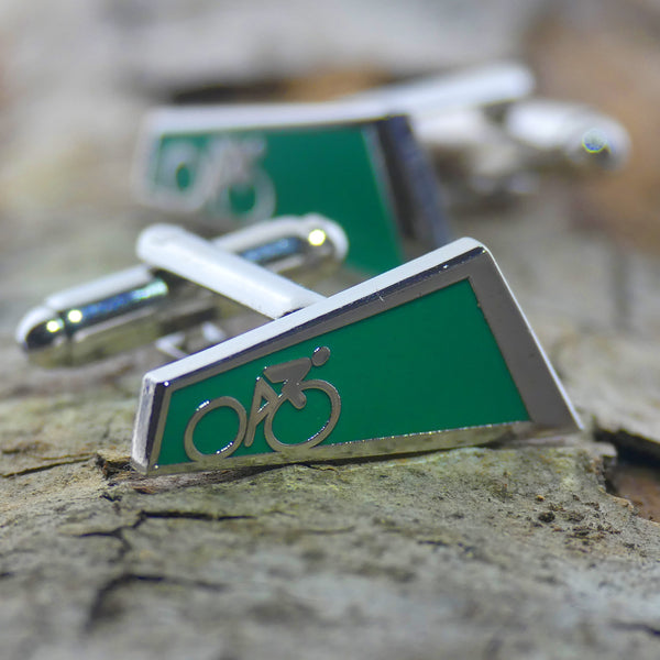 Cycling cufflinks