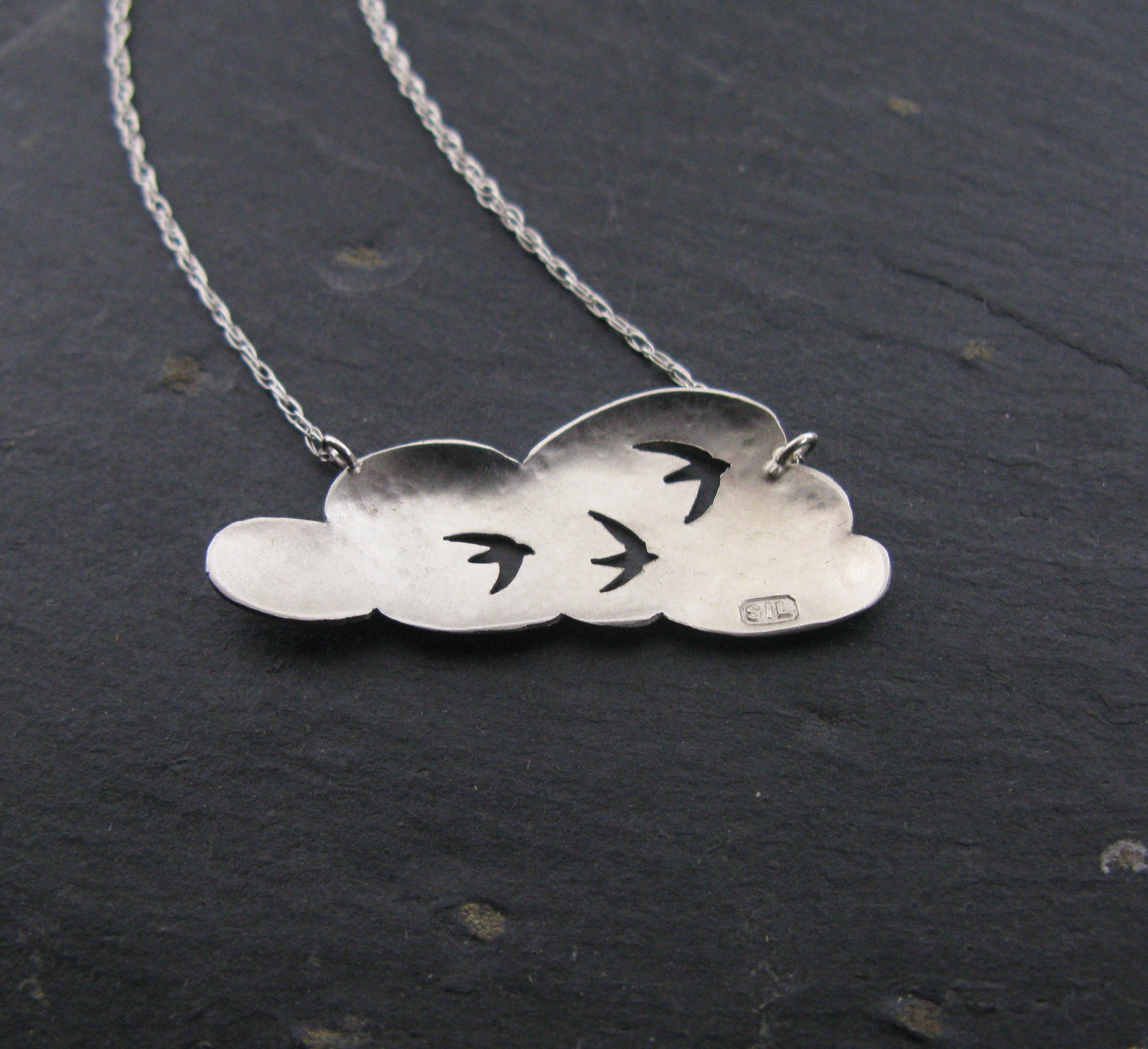 Swifts in the clouds necklace
