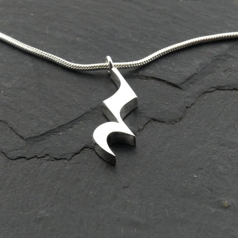 Rest Silver Necklace
