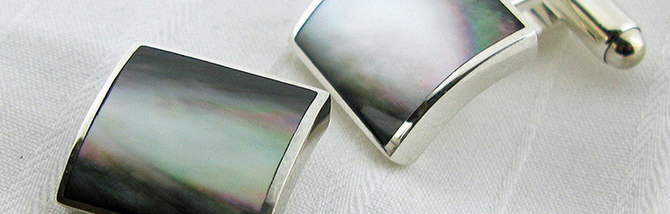 silver cufflinks